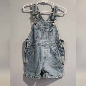 GAP Denim Blue Kids Overalls 6-12 Months Vintage